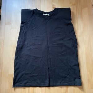Zara padded shoulder Top